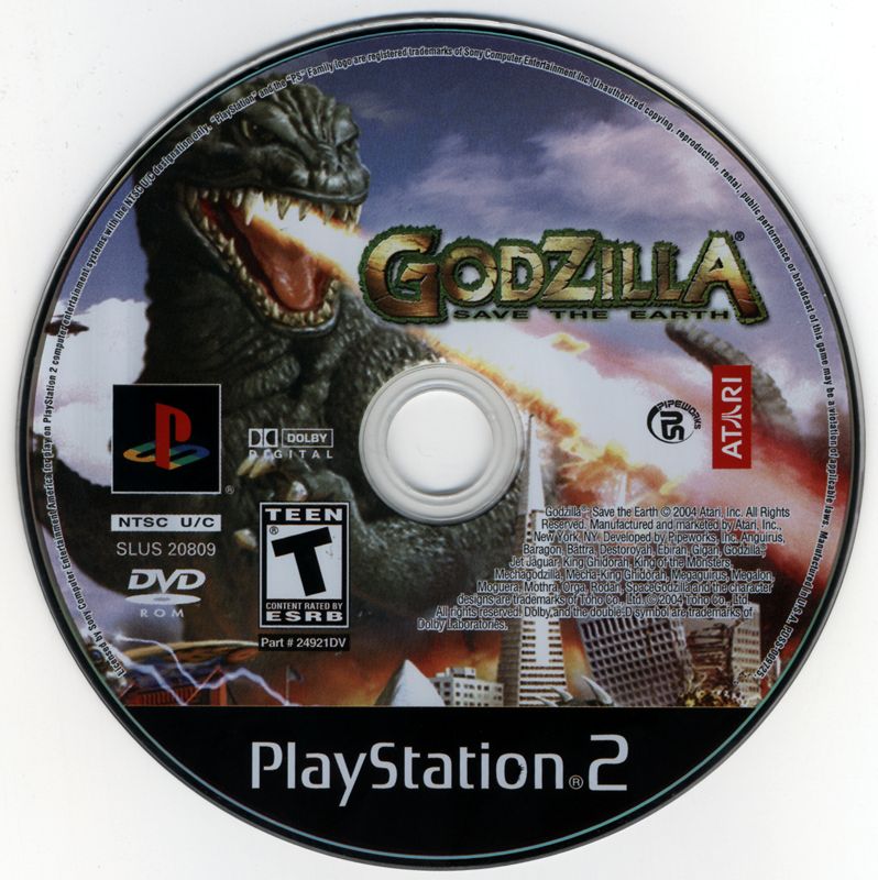 
Godzilla: Save the Earth | PlayStation 2 | physical media | Region: North America | source-country=United States | Data by MobyGames.com