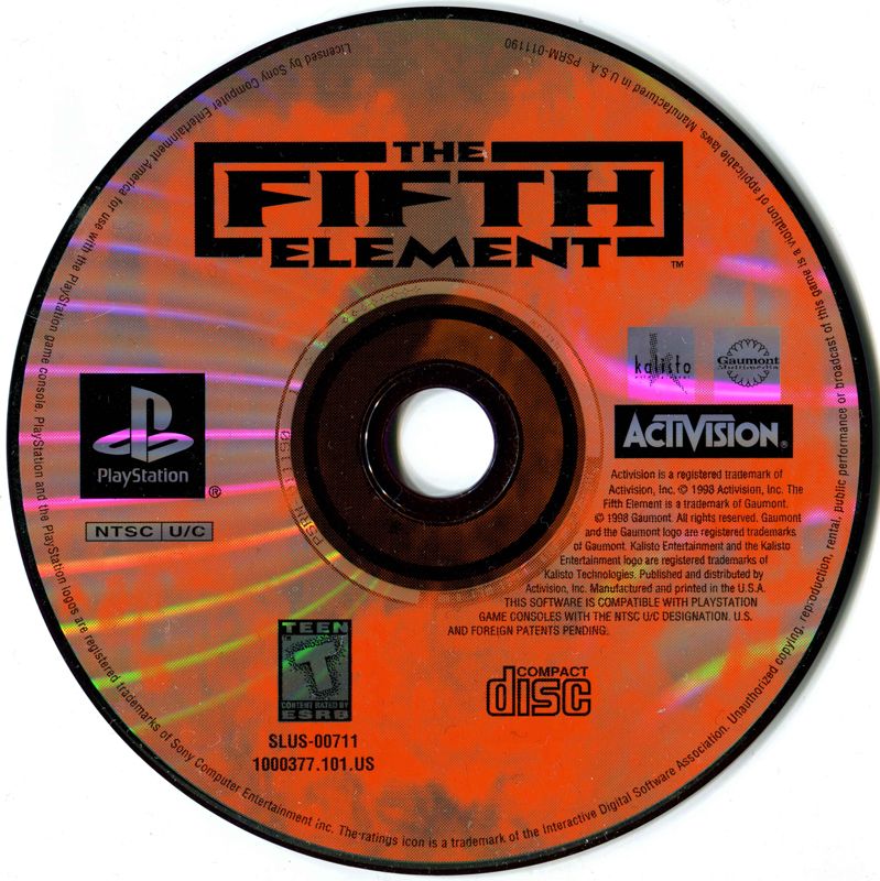
The Fifth Element | PlayStation | physical media | Data by MobyGames.com