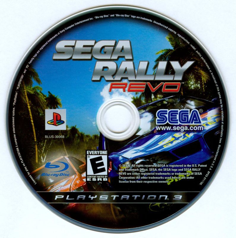 SEGA Rally Revo | PlayStation 3 | physical media | Region: North America | source-country=Canada,United States | Data by MobyGames.com