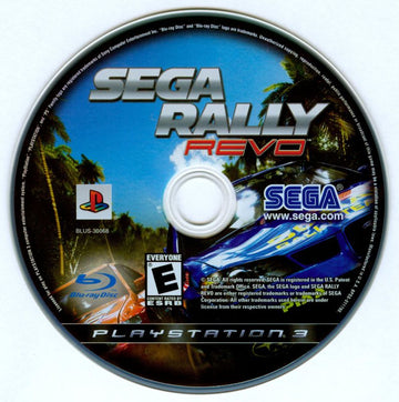 
SEGA Rally Revo | PlayStation 3 | physical media | Region: North America | source-country=Canada,United States | Data by MobyGames.com