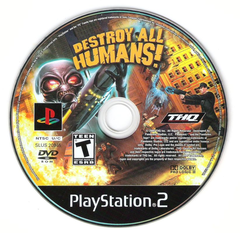 Destroy All Humans! | PlayStation 2 | physical media | Data by MobyGames.com