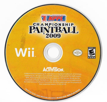 NPPL Championship Paintball 2009 | Wii | physical media | region=North America | source-country=United States | zypher-v2 | moby-ba1672677056 | Data by MobyGames.com