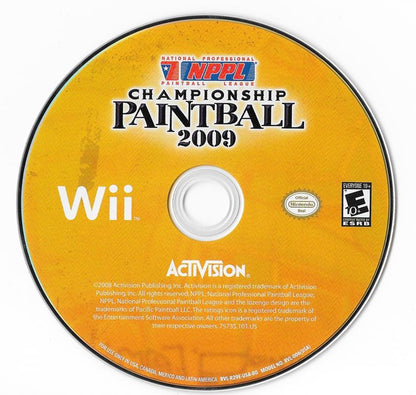 NPPL Championship Paintball 2009 | Wii | physical media | region=North America | source-country=United States | zypher-v2 | moby-ba1672677056 | Data by MobyGames.com