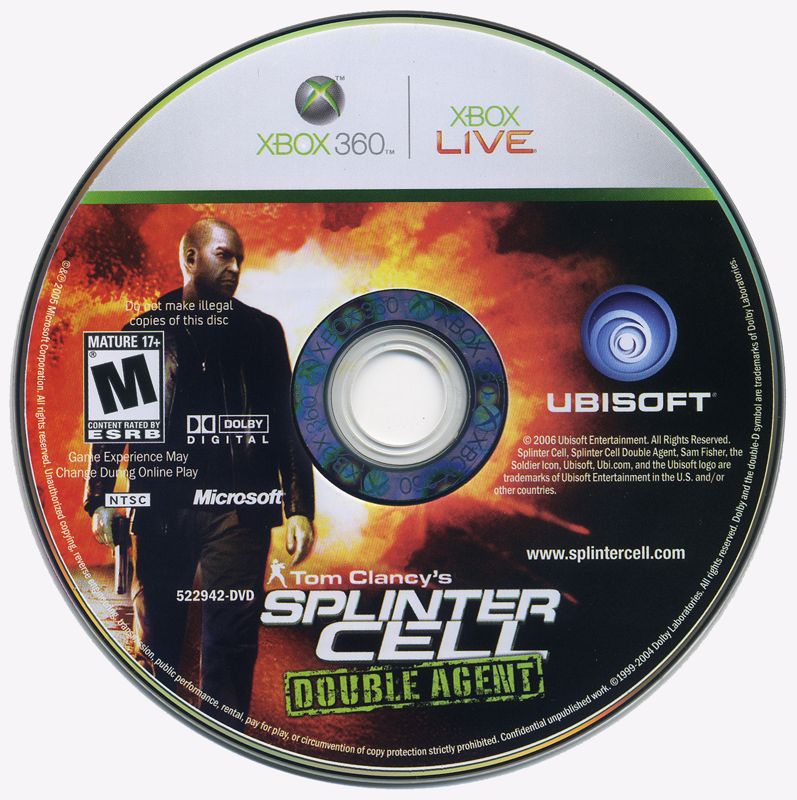 Tom Clancy's Splinter Cell: Double Agent (Limited Collector's Edition) | Xbox 360 | physical media | region=North America | source-country=United States | zypher-v2 | moby-1380e1f68289 | Data by MobyGames.com