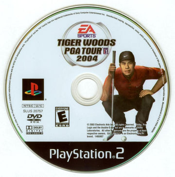 
Tiger Woods PGA Tour 2004 | PlayStation 2 | physical media | Data by MobyGames.com