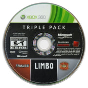 
Triple Pack: Trials HD, Limbo, Splosion Man | Xbox 360 | physical media | Data by MobyGames.com
