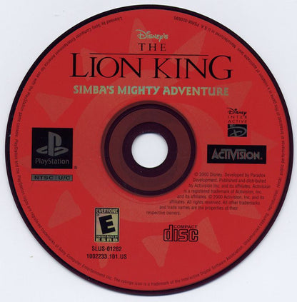 
Disney's The Lion King: Simba's Mighty Adventure | PlayStation | physical media | Region: North America | source-country=United States | Data by MobyGames.com