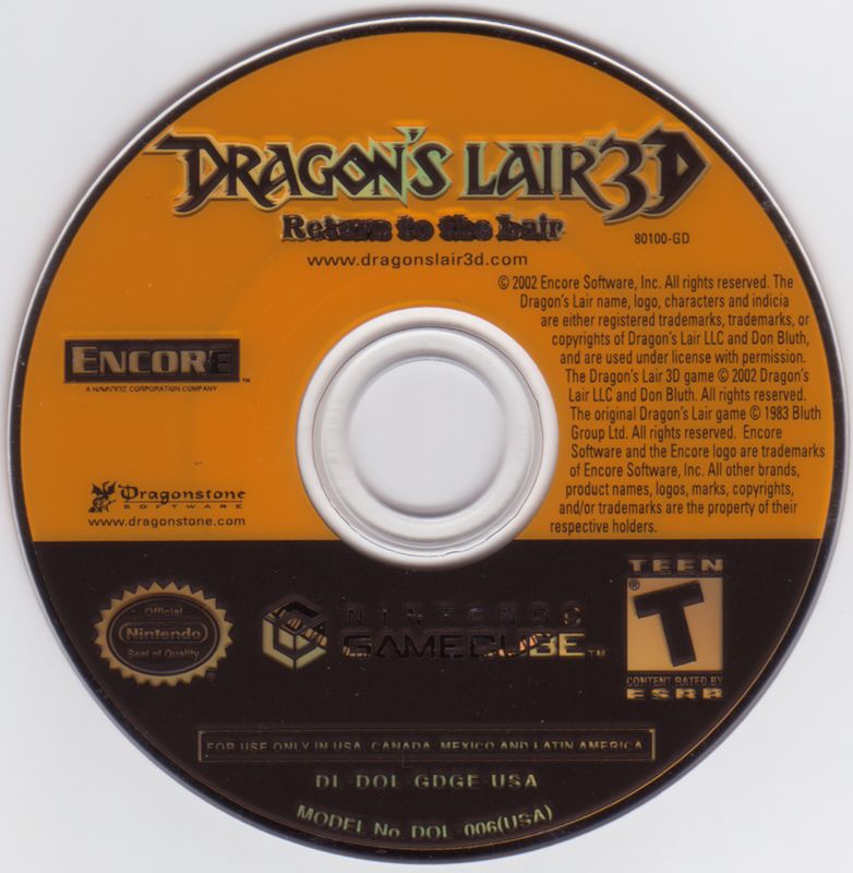 
Dragon's Lair 3D: Return to the Lair | GameCube | physical media | Data by MobyGames.com