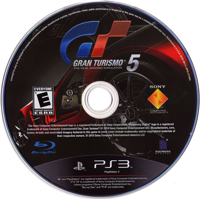 
Gran Turismo 5 | PlayStation 3 | physical media | Data by MobyGames.com