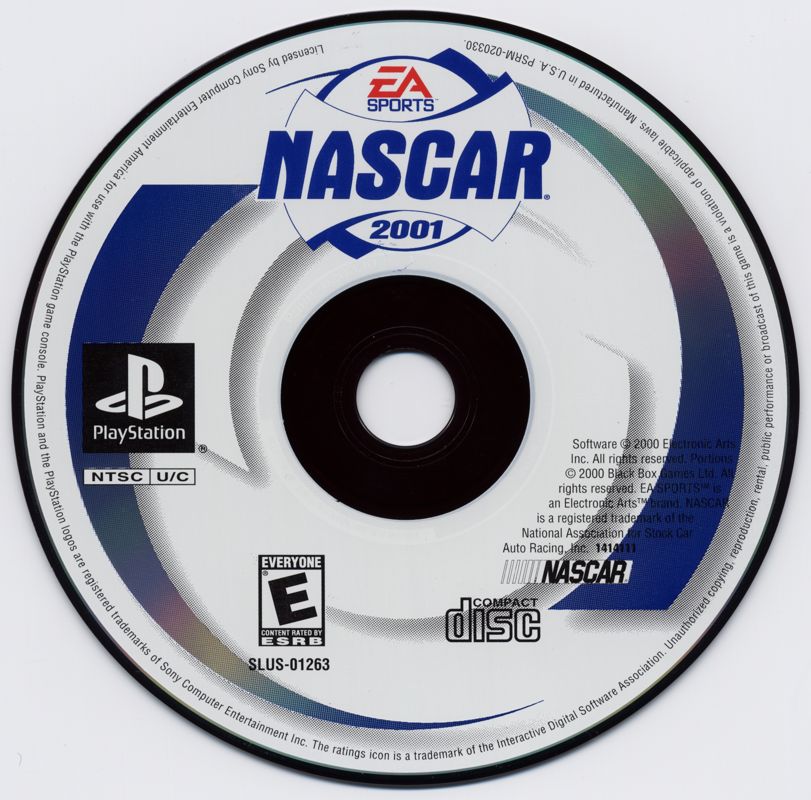 NASCAR 2001 | PlayStation | physical media | Region: North America | source-country=United States | Data by MobyGames.com