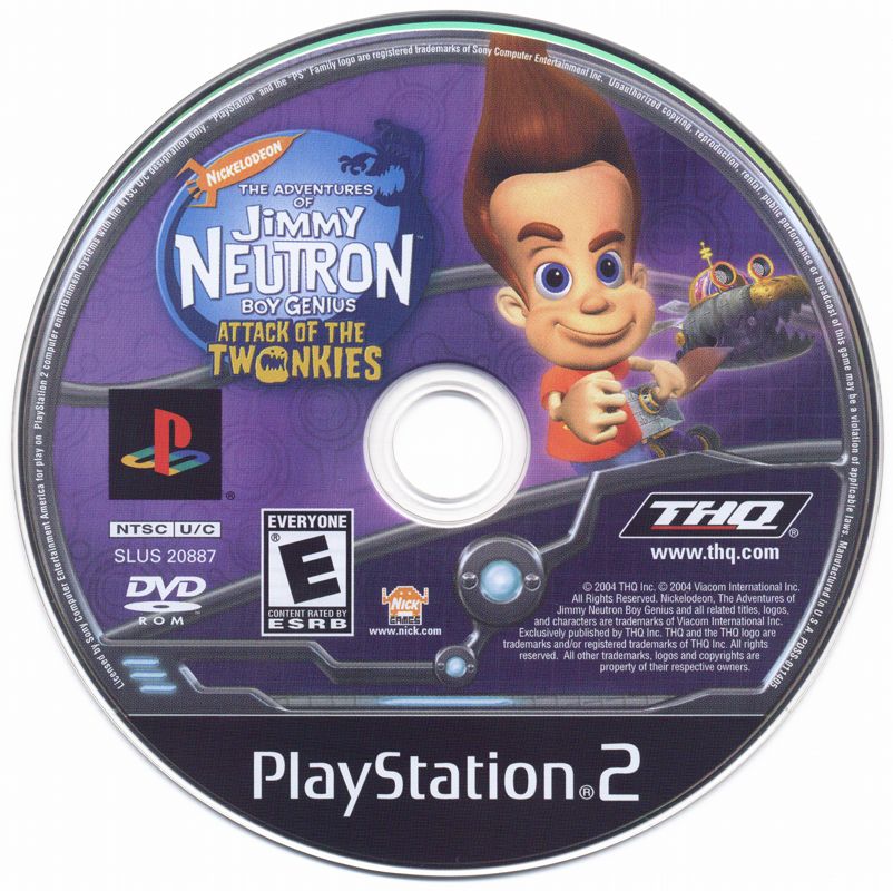 
The Adventures of Jimmy Neutron: Boy Genius - Attack of the Twonkies | PlayStation 2 | physical media | Data by MobyGames.com