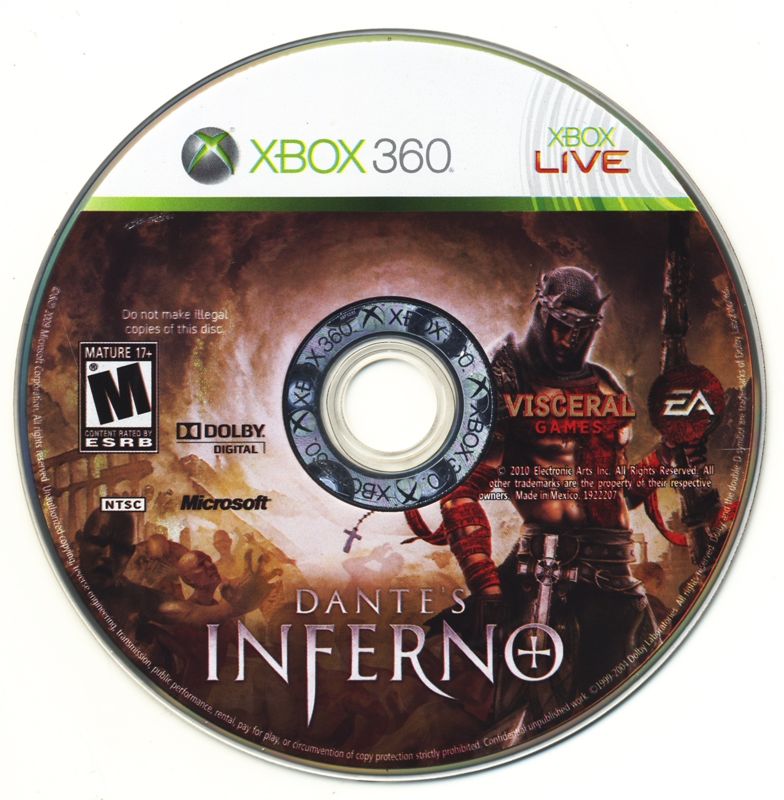 Dante's Inferno | Xbox 360 | physical media | Data by MobyGames.com