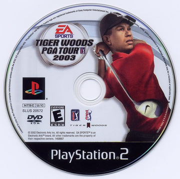 Tiger Woods PGA Tour 2003 | PlayStation 2 | physical media | region=North America | source-country=United States | zypher-v2 | moby-92c01072020d | Data by MobyGames.com