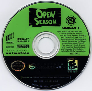 Open Season | GameCube | physical media | region=North America | source-country=Canada,United States | zypher-v2 | moby-834b5740b4c8 | Data by MobyGames.com