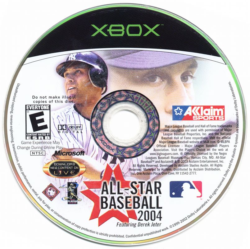 All-Star Baseball 2004 | Xbox | physical media | region=North America | source-country=Canada,United States | zypher-v2 | moby-dccbcb5d6846 | Data by MobyGames.com