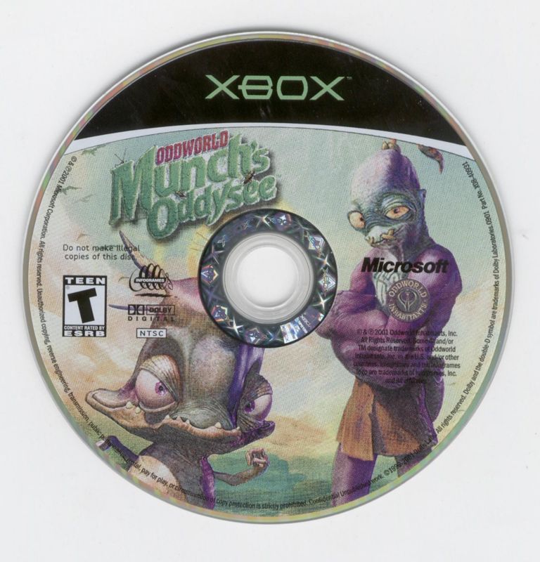 Oddworld: Munch's Oddysee | Xbox | physical media | region=North America | source-country=United States | zypher-v2 | moby-643cb94eca7b | Data by MobyGames.com