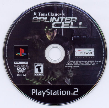 Tom Clancy's Splinter Cell | PlayStation 2 | physical media | region=North America | source-country=Canada,United States | zypher-v2 | moby-a2be264dd36f | Data by MobyGames.com