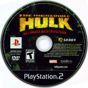 
The Incredible Hulk: Ultimate Destruction | PlayStation 2 | physical media | Data by MobyGames.com