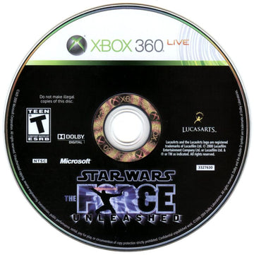 
Star Wars: The Force Unleashed | Xbox 360 | physical media | Region: North America | source-country=United States | Data by MobyGames.com