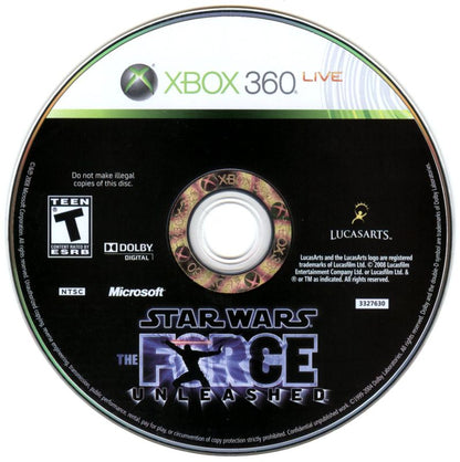 
Star Wars: The Force Unleashed | Xbox 360 | physical media | Region: North America | source-country=United States | Data by MobyGames.com