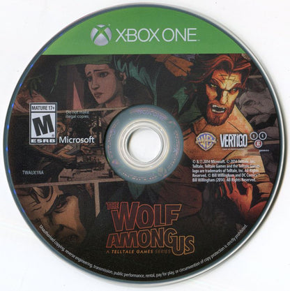 
The Wolf Among Us | Xbox One | game disc 1 of 1 | Region: North America | source-country=United States | Data by MobyGames.com