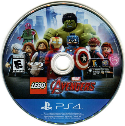 
LEGO Marvel Avengers | PlayStation 4 | game disc 1 of 1 | Data by MobyGames.com