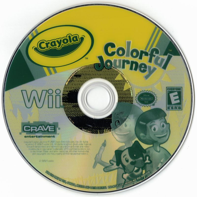 Crayola: Colorful Journey | Wii | physical media | region=North America | source-country=United States | zypher-v2 | moby-0abd9310bc46 | Data by MobyGames.com