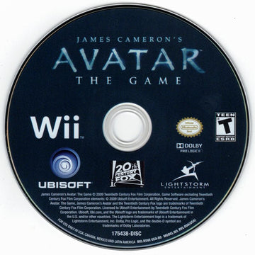 James Cameron's Avatar: The Game | Wii | physical media | region=North America | source-country=United States | zypher-v2 | moby-f22874d6a902 | Data by MobyGames.com