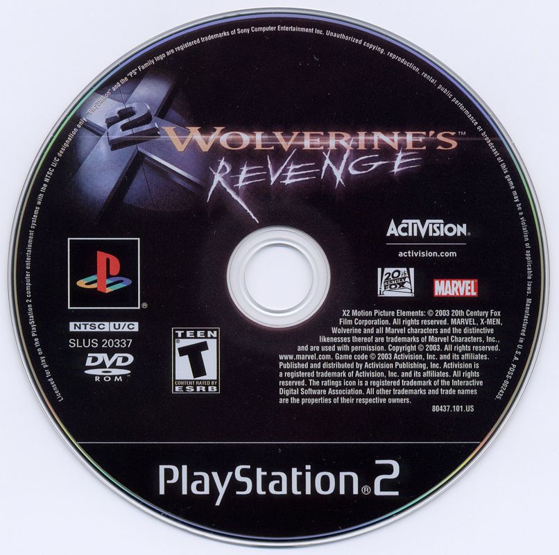 X2: Wolverine's Revenge | PlayStation 2 | physical media | region=North America | source-country=Canada,United States | zypher-v2 | moby-63b043d28138 | Data by MobyGames.com