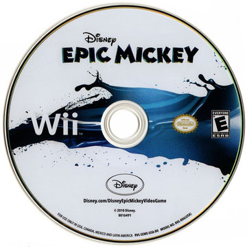 Disney Epic Mickey | Wii | physical media | region=North America | source-country=United States | zypher-v2 | moby-e1c543f60f73 | Data by MobyGames.com