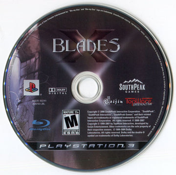 
X-Blades | PlayStation 3 | physical media | Region: North America | source-country=Canada,United States | Data by MobyGames.com