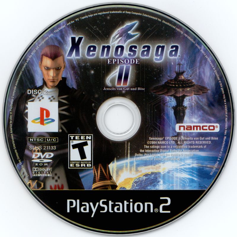 
Xenosaga: Episode II - Jenseits von Gut und Böse | PlayStation 2 | game disc 2 of 2 | Data by MobyGames.com