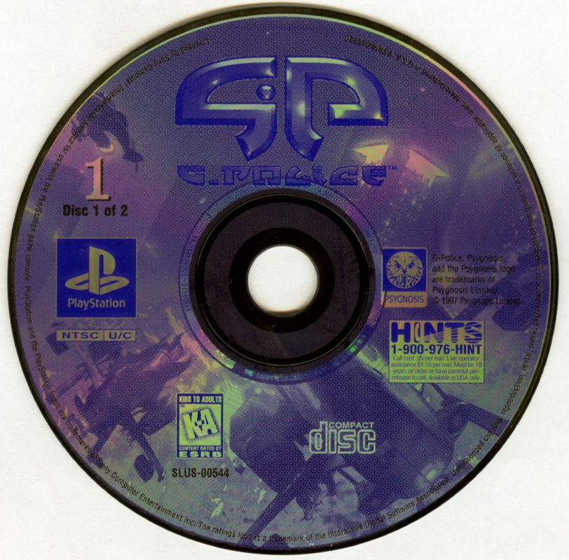 
G-Police | PlayStation | physical media | Region: North America | source-country=United States | Data by MobyGames.com