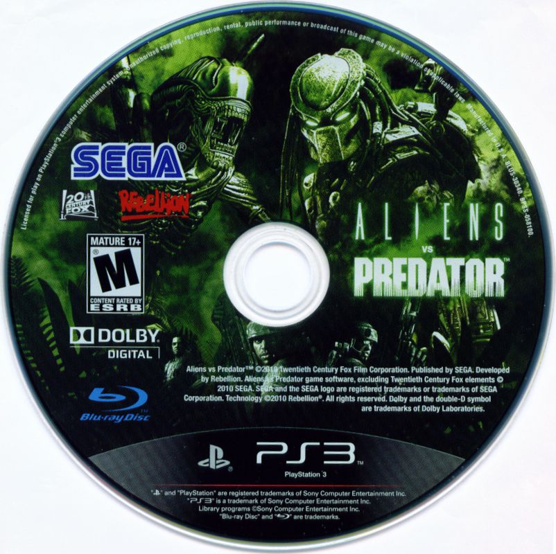 
Aliens vs Predator | PlayStation 3 | physical media | Data by MobyGames.com