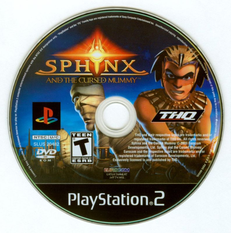 Sphinx and the Cursed Mummy | PlayStation 2 | physical media | Region: North America | source-country=Canada,United States | Data by MobyGames.com