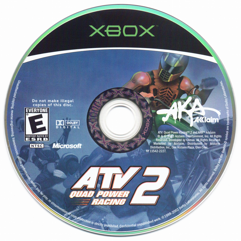 
ATV: Quad Power Racing 2 | Xbox | physical media | Data by MobyGames.com
