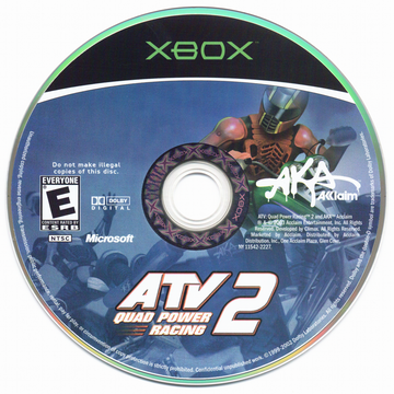 
ATV: Quad Power Racing 2 | Xbox | physical media | Data by MobyGames.com