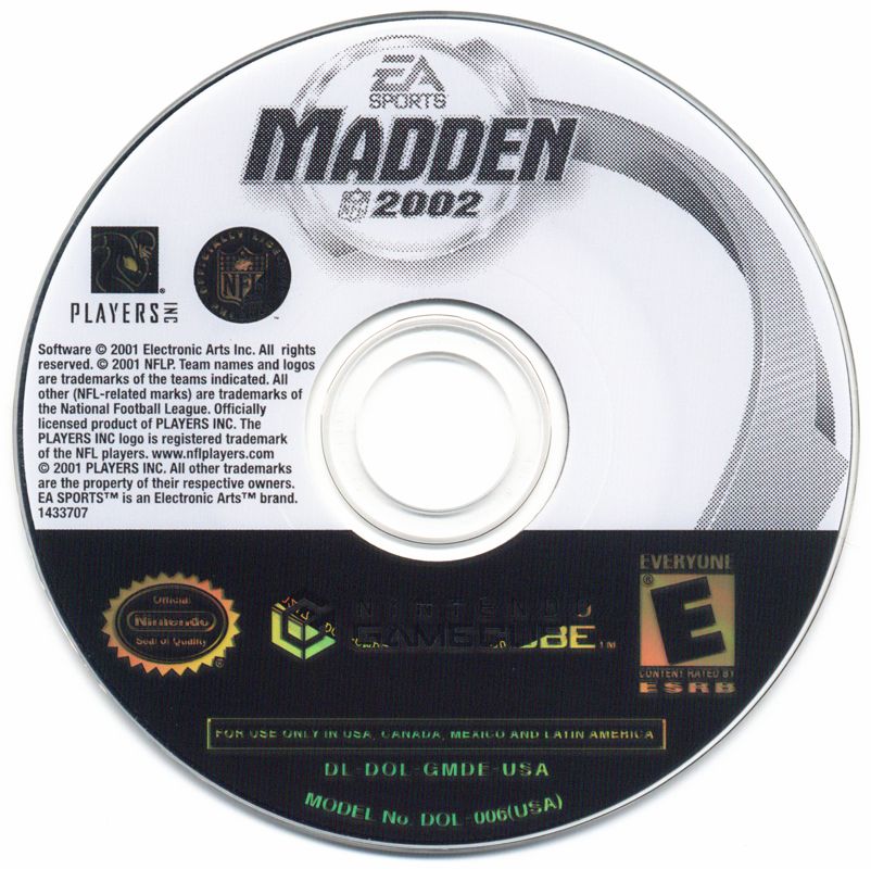 Madden NFL 2002 | GameCube | physical media | region=North America | source-country=Canada,United States | zypher-v2 | moby-1f6b425308fc | Data by MobyGames.com