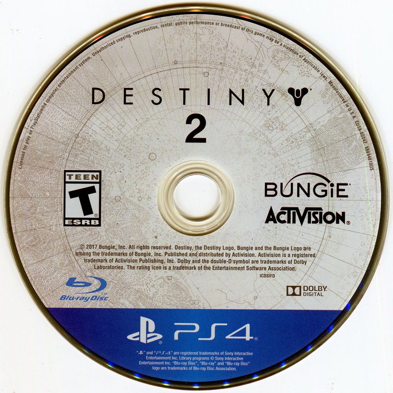 
Destiny 2 | PlayStation 4 | physical media | Data by MobyGames.com