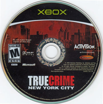 
True Crime: New York City | Xbox | physical media | Data by MobyGames.com
