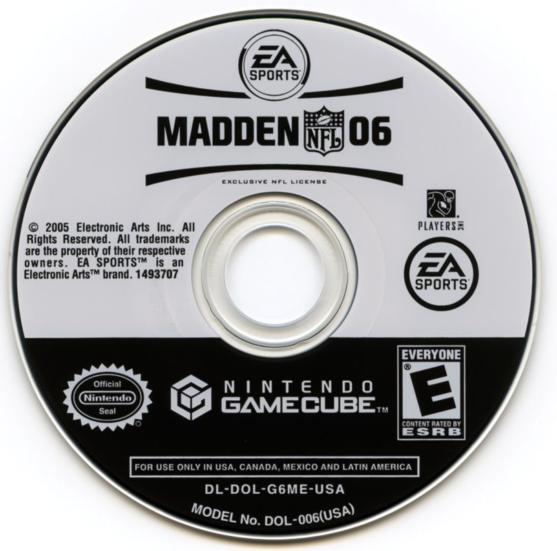 Madden NFL 06 | GameCube | physical media | region=North America | source-country=Canada,United States | zypher-v2 | moby-d35dff80e5ce | Data by MobyGames.com