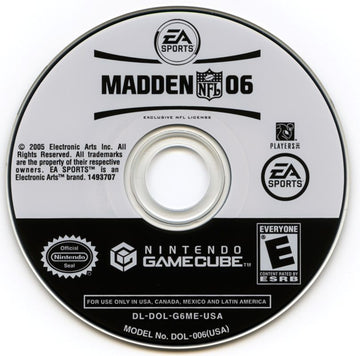 Madden NFL 06 | GameCube | physical media | region=North America | source-country=Canada,United States | zypher-v2 | moby-d35dff80e5ce | Data by MobyGames.com