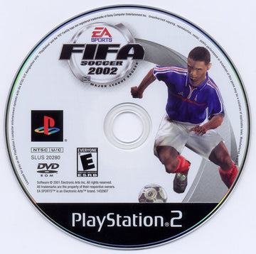 
FIFA Soccer 2002: Major League Soccer | PlayStation 2 | physical media | Region: North America | source-country=United States | Data by MobyGames.com