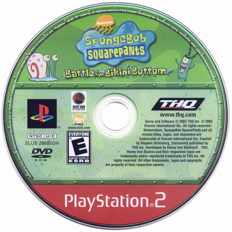 
SpongeBob SquarePants: Battle for Bikini Bottom | PlayStation 2 | physical media | Data by MobyGames.com