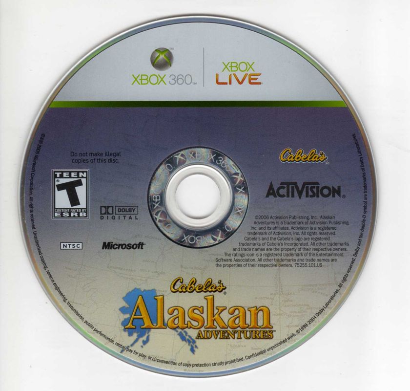 Cabela's Alaskan Adventures | Xbox 360 | physical media | region=North America | source-country=United States | zypher-v2 | moby-36e682741cc3 | Data by MobyGames.com