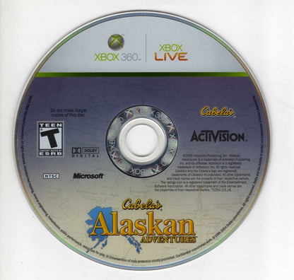 Cabela's Alaskan Adventures | Xbox 360 | physical media | region=North America | source-country=United States | zypher-v2 | moby-36e682741cc3 | Data by MobyGames.com