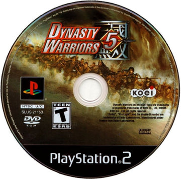 
Dynasty Warriors 5 | PlayStation 2 | physical media | Region: North America | source-country=United States | Data by MobyGames.com