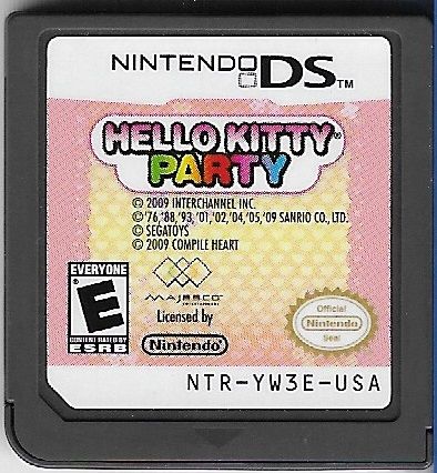 
Hello Kitty: Party | Nintendo DS | game disc 1 of 1 | Data by MobyGames.com