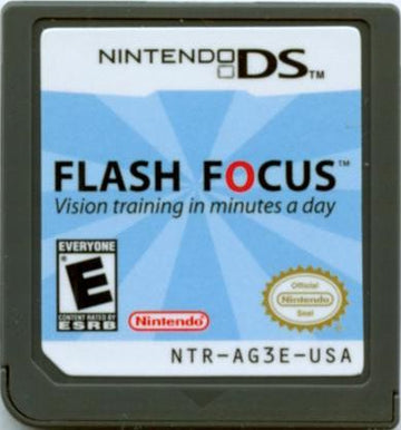 
Flash Focus: Vision Training in Minutes a Day | Nintendo DS | game disc 1 of 1 | Data by MobyGames.com