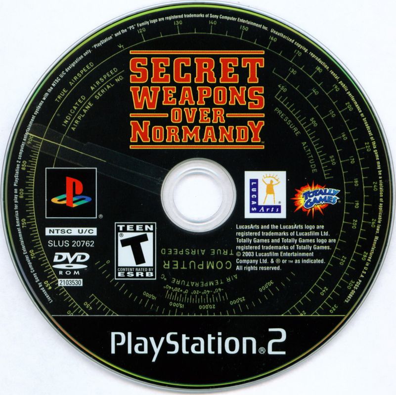 Secret Weapons Over Normandy | PlayStation 2 | physical media | region=North America | source-country=United States | zypher-v2 | moby-9563a2be4267 | Data by MobyGames.com